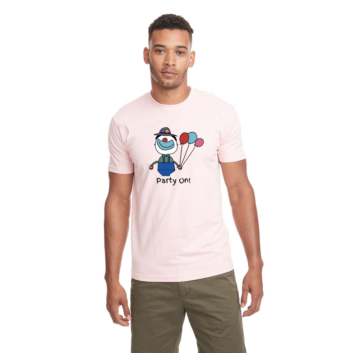 Birthday Clown Adult T-shirt