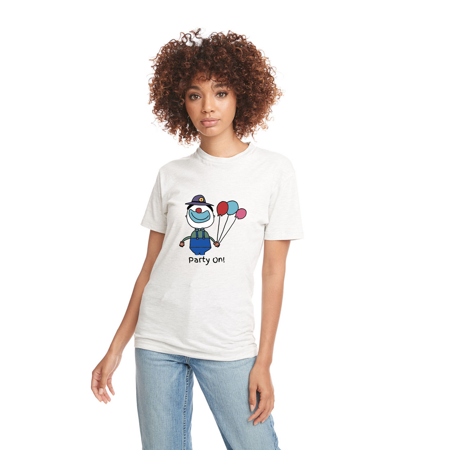 Birthday Clown Adult T-shirt