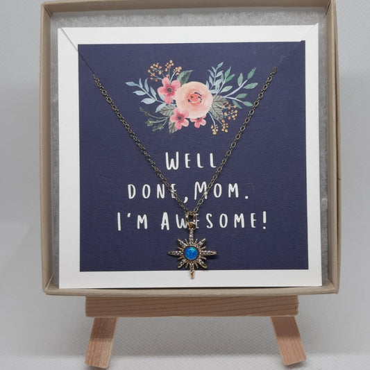 Well Done, Mom Necklace