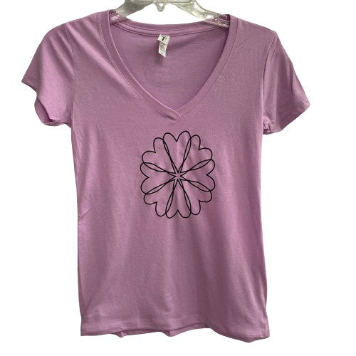 NEW! Ladies' Heart Wreath V-neck