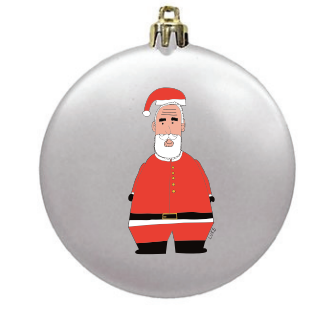 Festive Santa Ornament