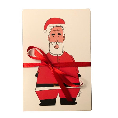 Festive Santa Greeting Cards