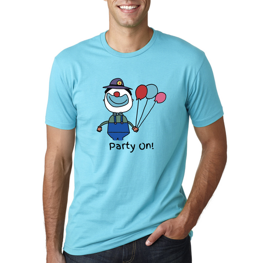 Birthday Clown Adult T-shirt