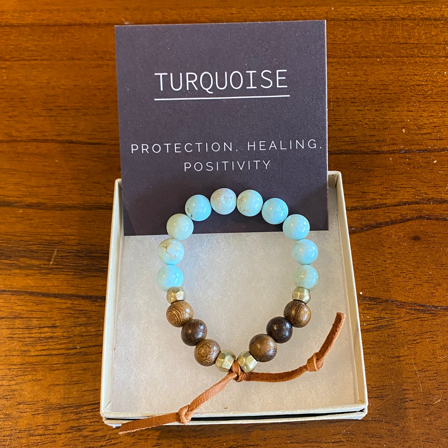 Turquoise Bead Bracelet 