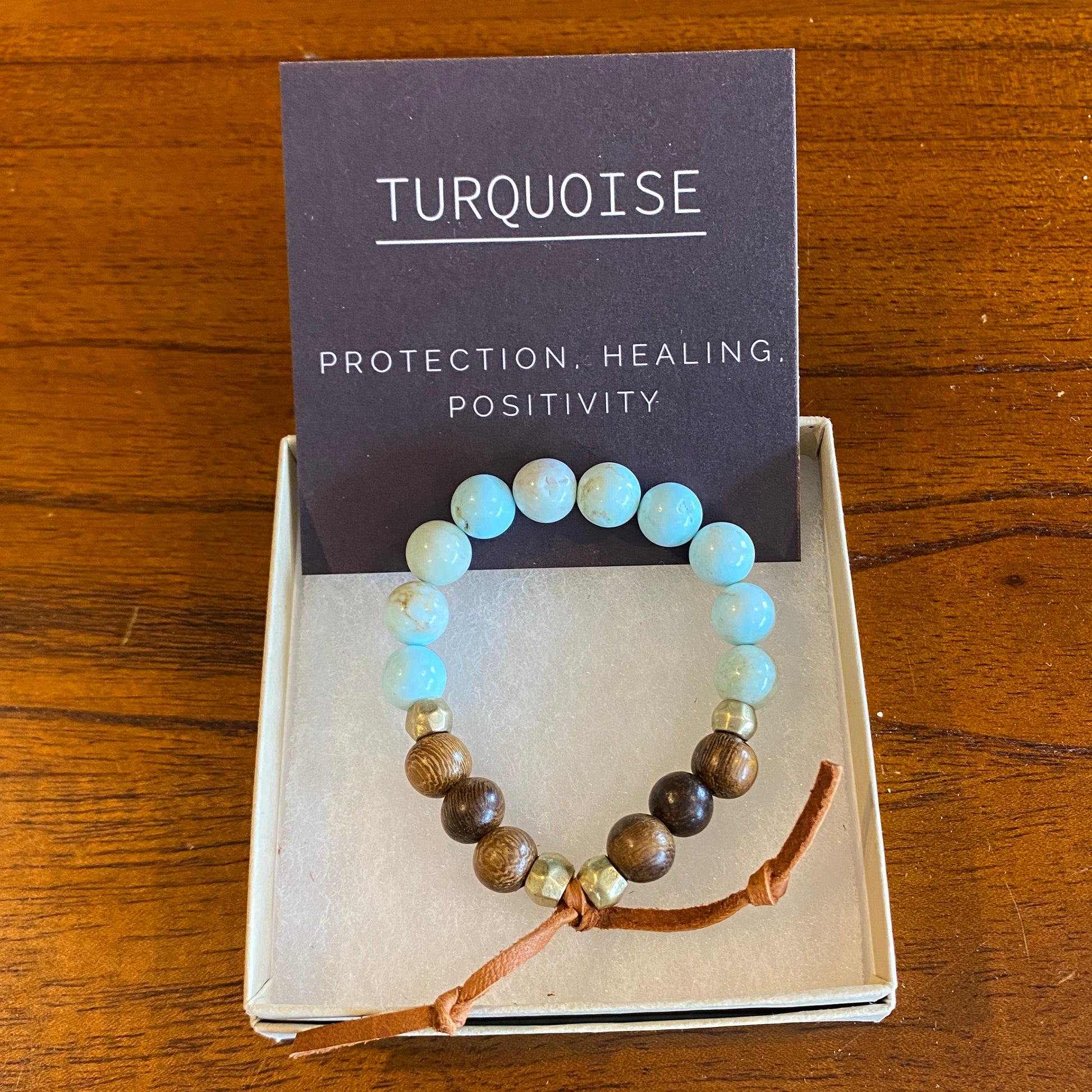 Turquoise Bead Bracelet 