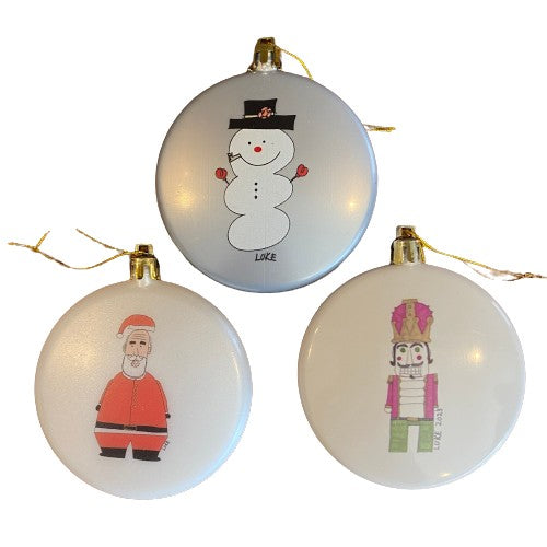 Christmas Ornament Collection - set of 3