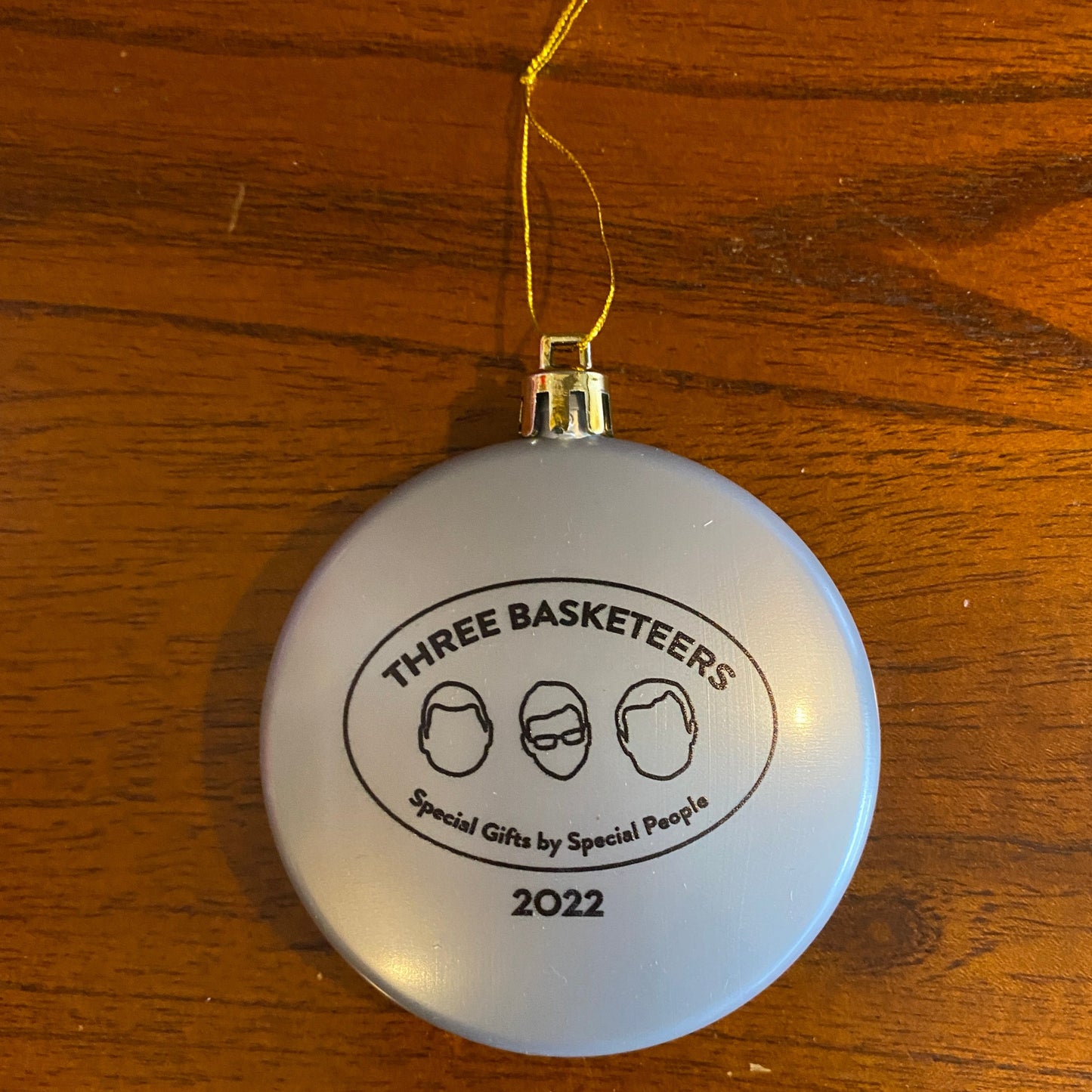 Jolly Snowman Ornament with the year 2022 on the back