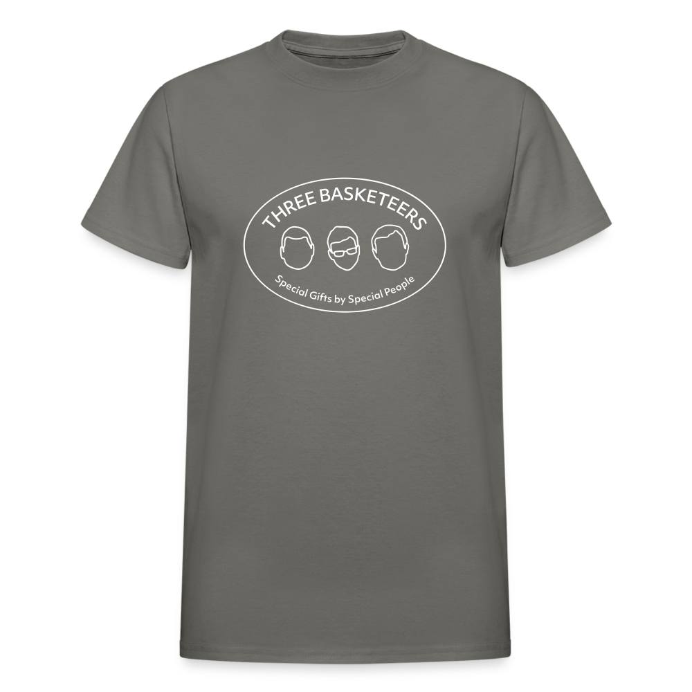 Basketeers Logo Ultra Cotton Adult T-Shirt - charcoal