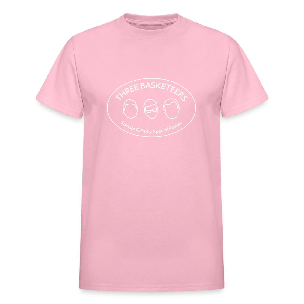 Basketeers Logo Ultra Cotton Adult T-Shirt - light pink
