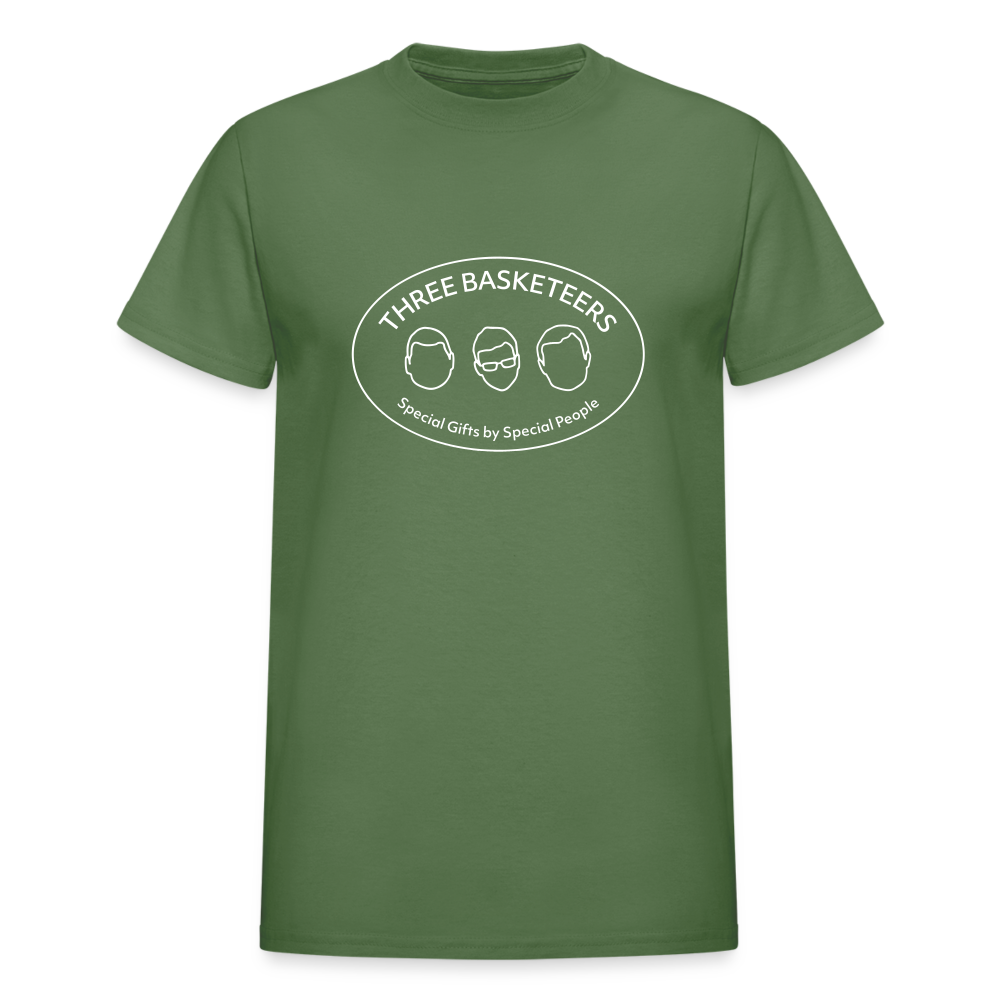 Basketeers Logo Ultra Cotton Adult T-Shirt - military green