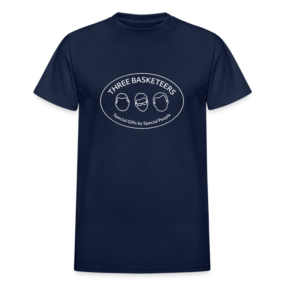 Basketeers Logo Ultra Cotton Adult T-Shirt - navy