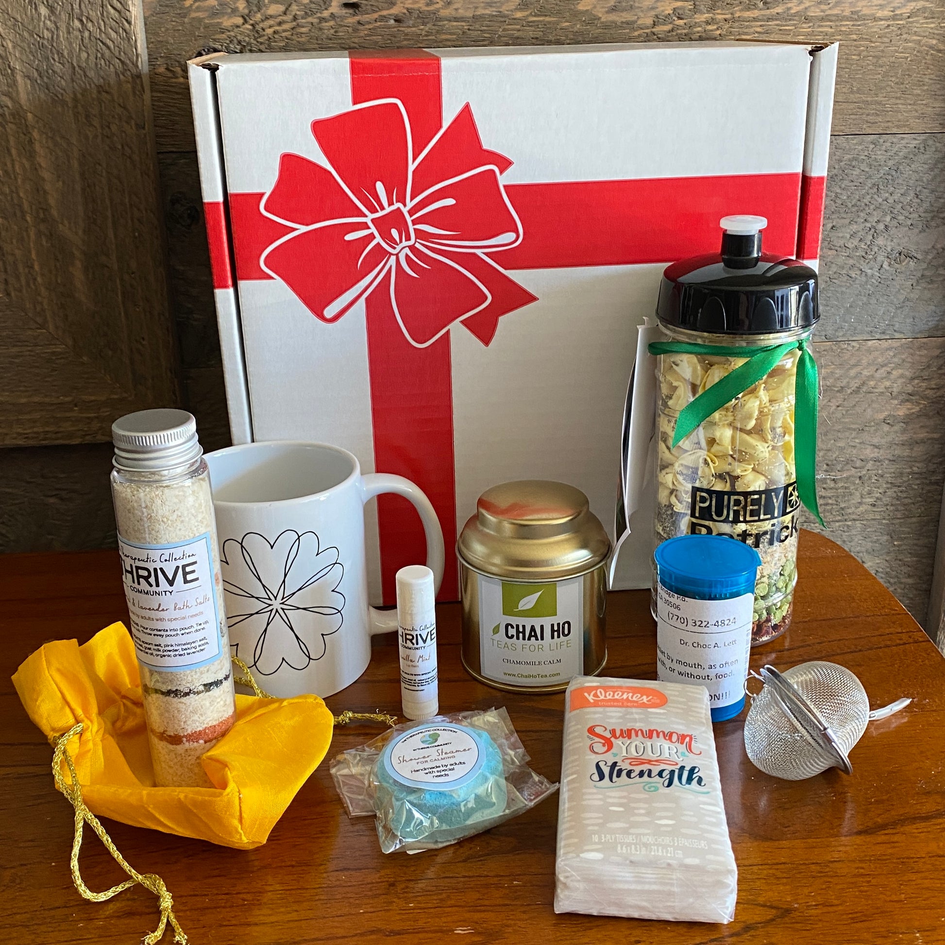 Shippable version of the Be Well gift box