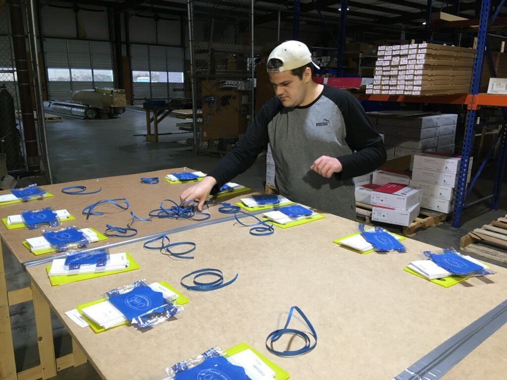 Disabled Employee Assembling Happy Home Pack
