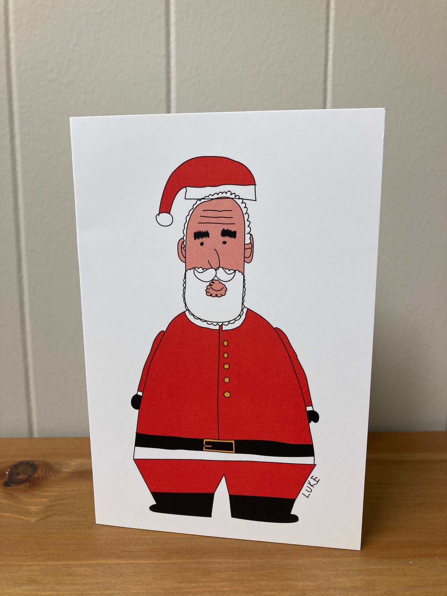 Festive Santa Greeting Cards