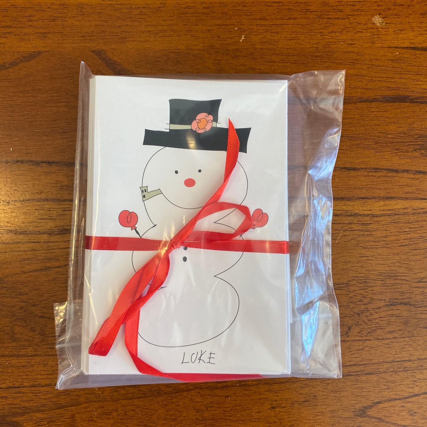 Jolly Snowman Greeting Cards