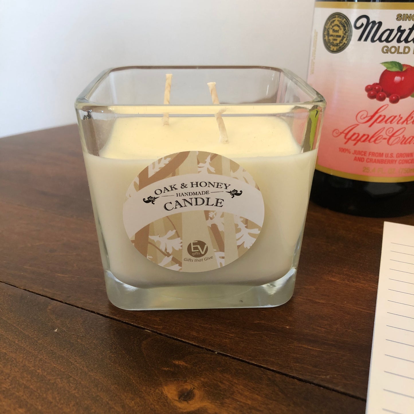 Oak & Honey double wick candle