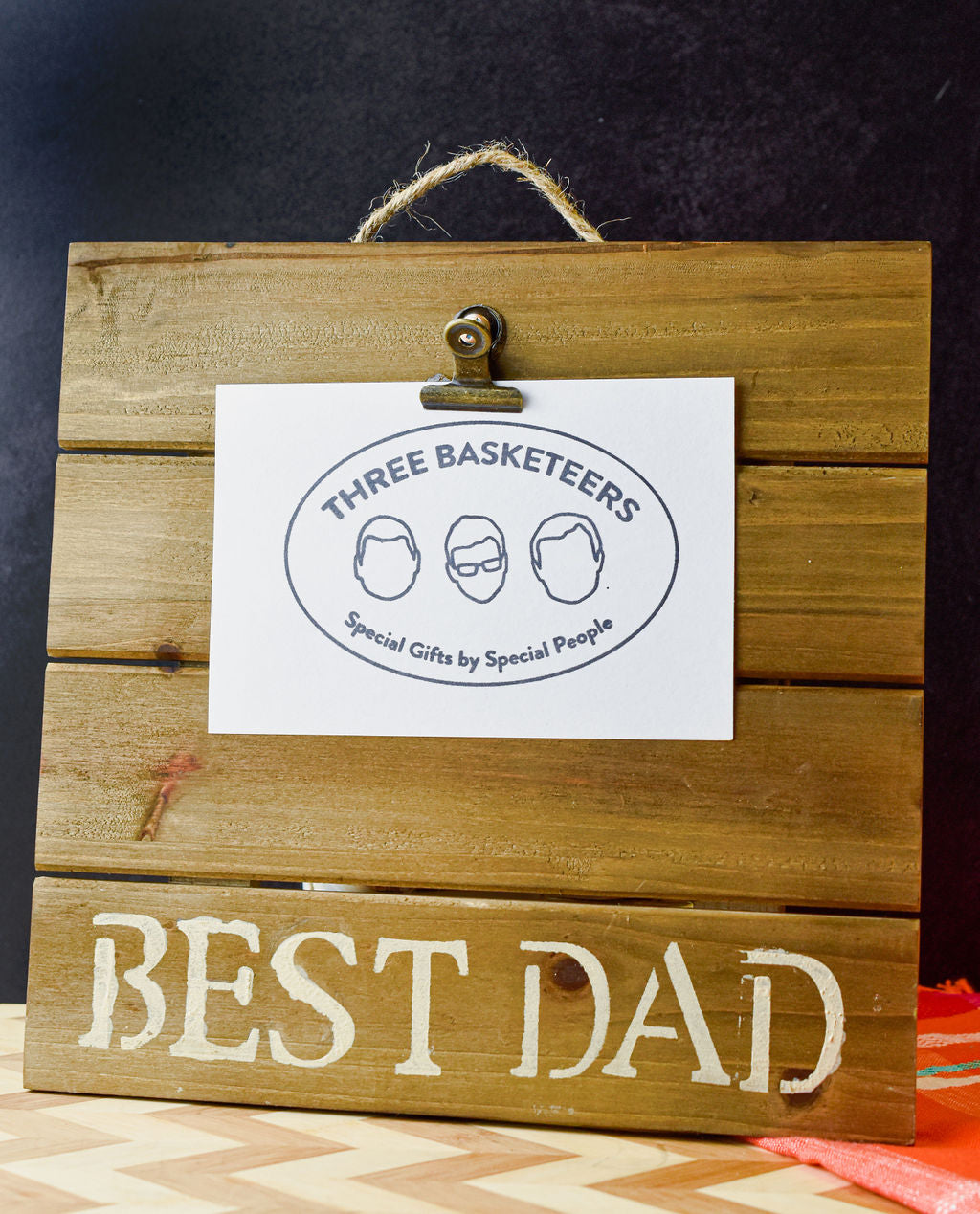 Wooden Best Dad photo pallet