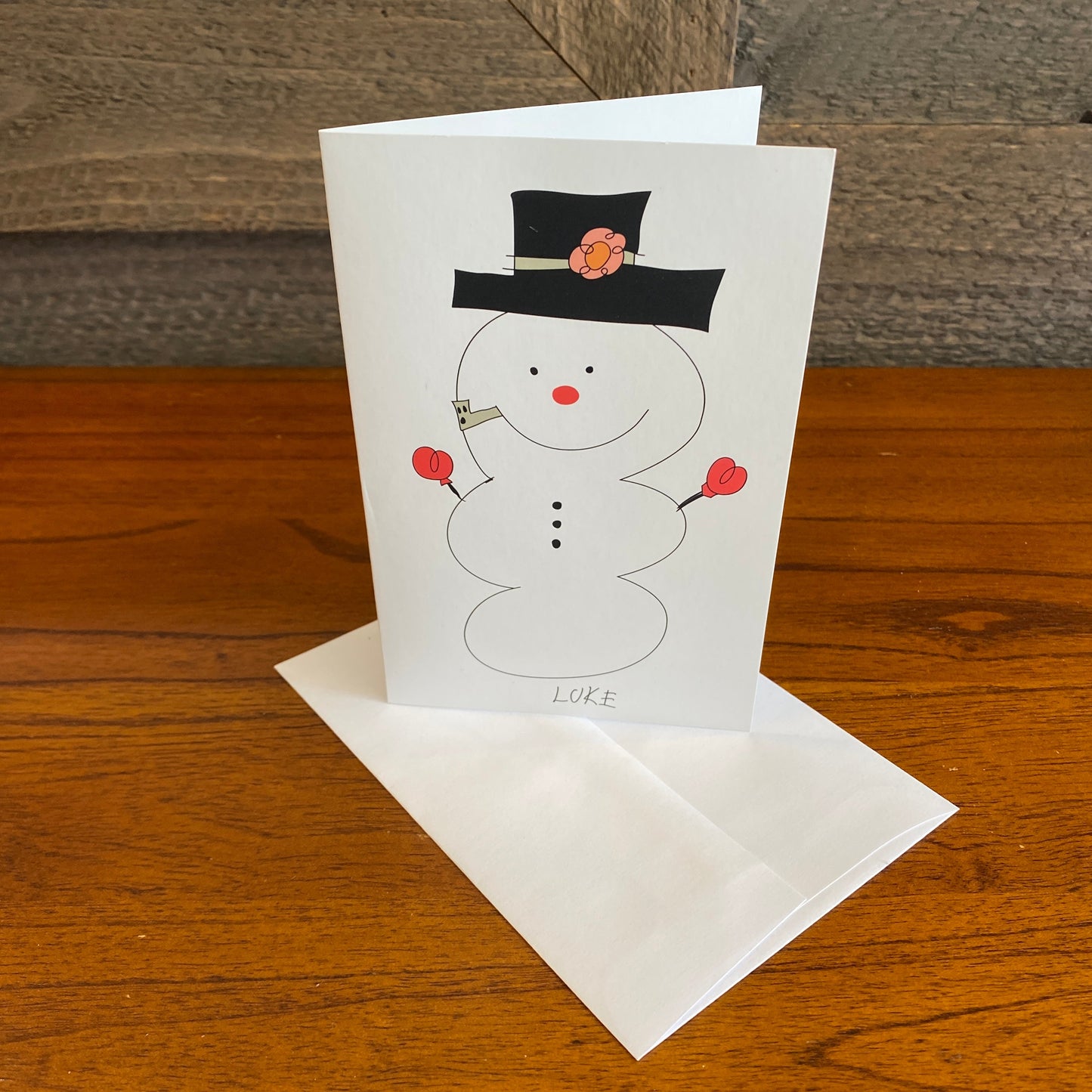 Jolly Snowman Greeting Cards