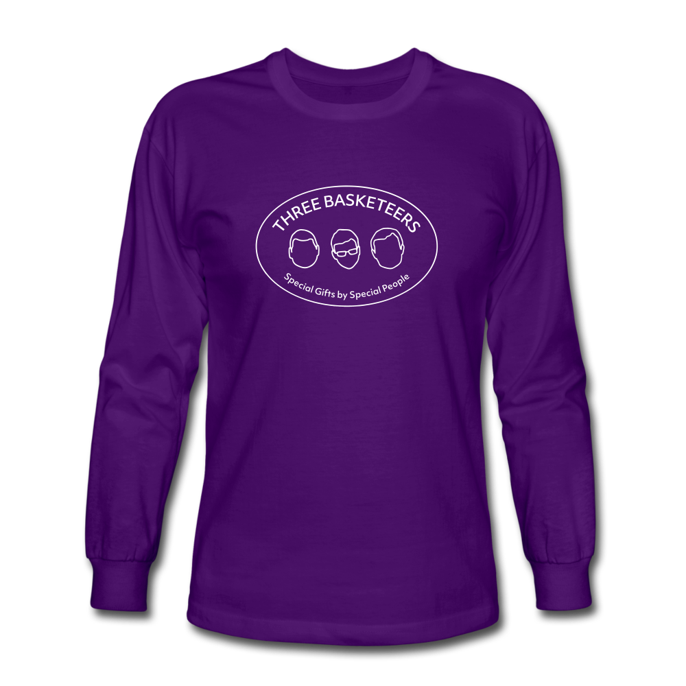 Basketeers Logo Long Sleeve T-Shirt - purple
