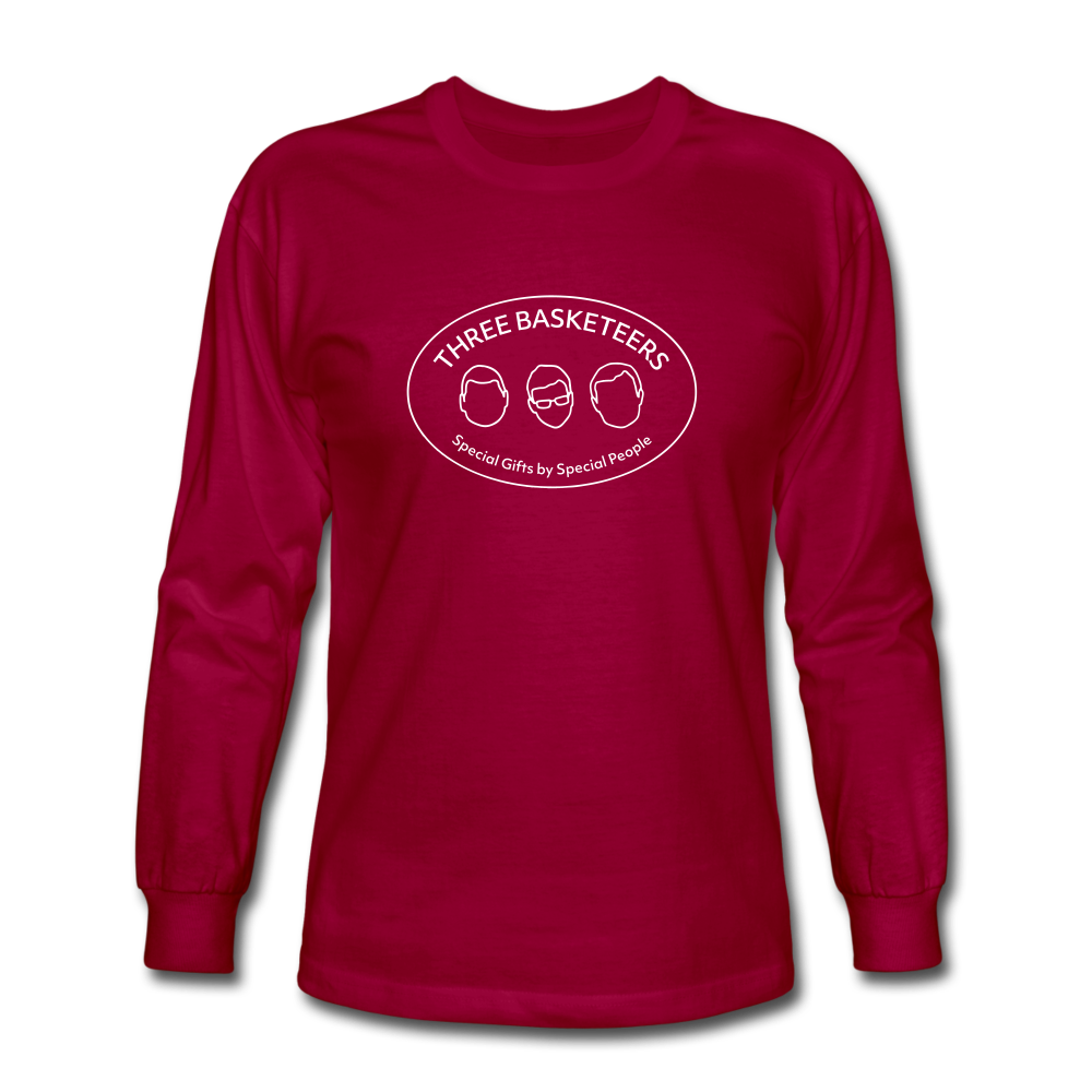 Basketeers Logo Long Sleeve T-Shirt - dark red