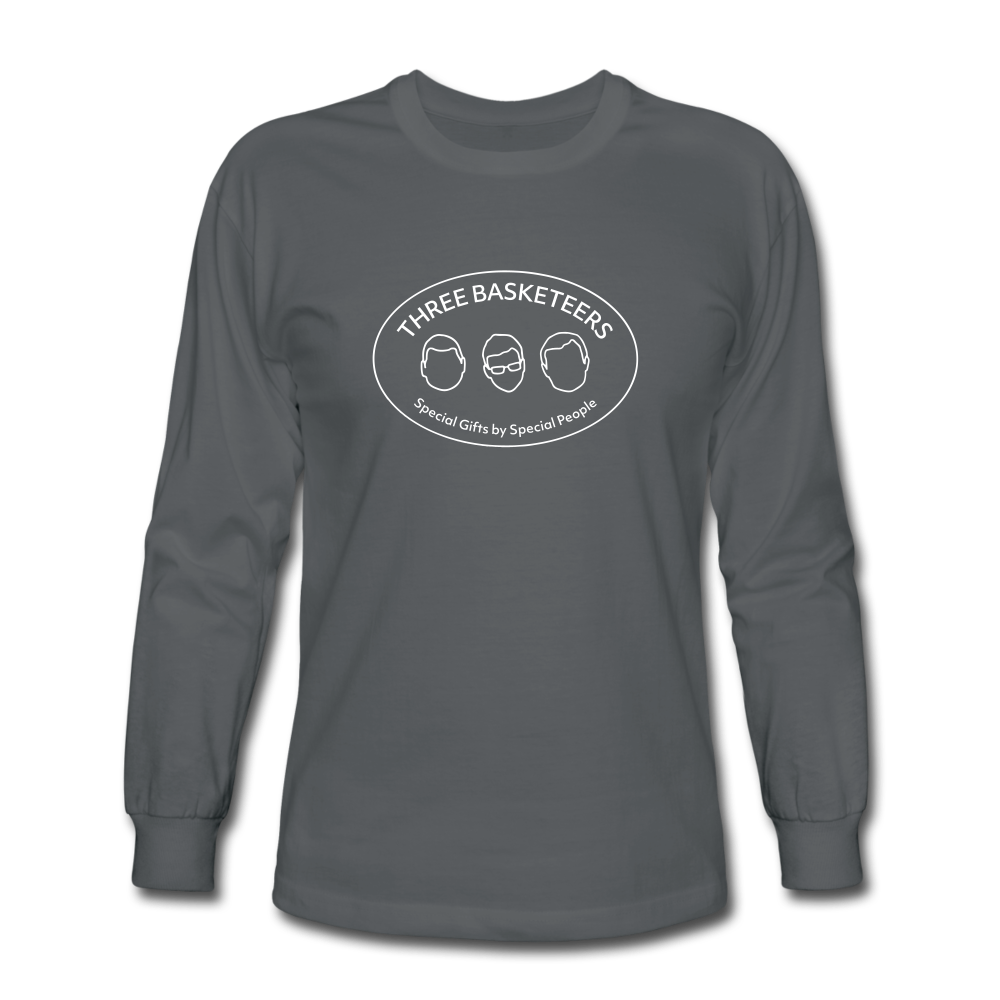 Basketeers Logo Long Sleeve T-Shirt - charcoal