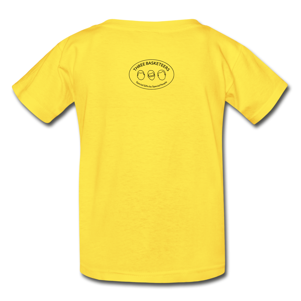 Birthday Clown Tagless T-Shirt for Kids - yellow